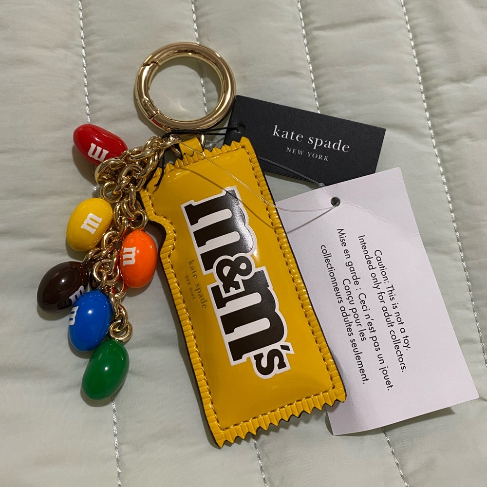 NWT Kate Spade M&Ms Key Ring/Key Chain